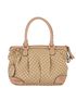Gucci Diamante Sukey Bag, &pound;210, Handbags, Brown/Pink, Canvas/Leather, Front view